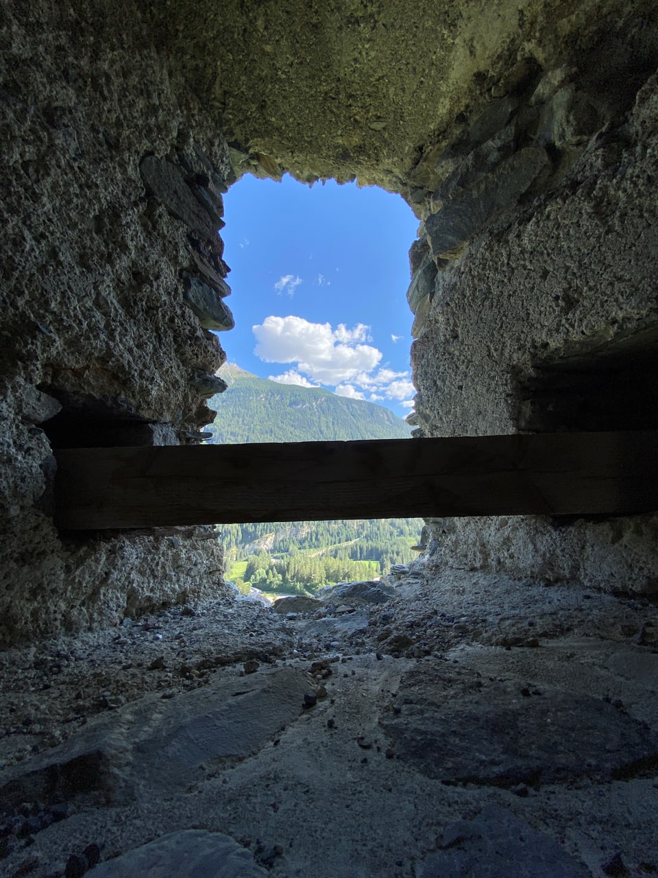 Ausblick Ruine Tschanüff