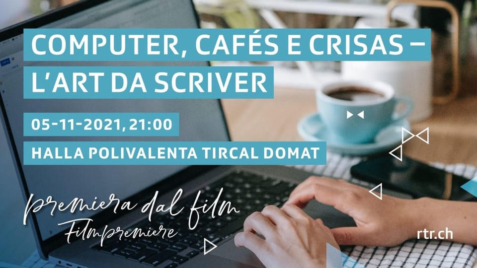 Mauns sin ina tastatura d'in laptop.