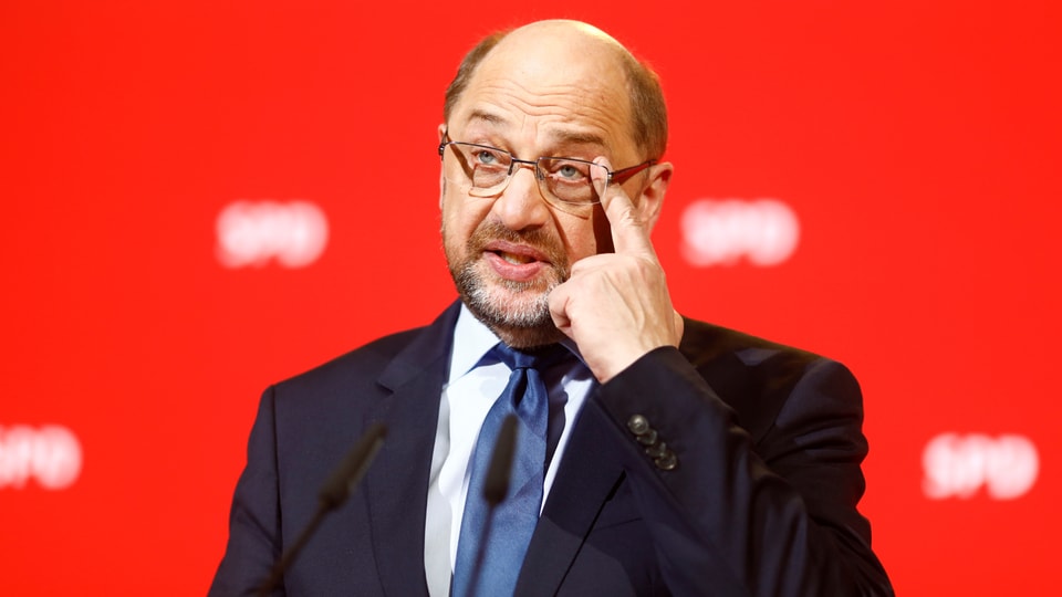 Martin Schulz da l'SPD.
