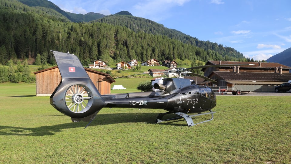 Helicpiter da la 7132 SA, s'atterrà sper Uors