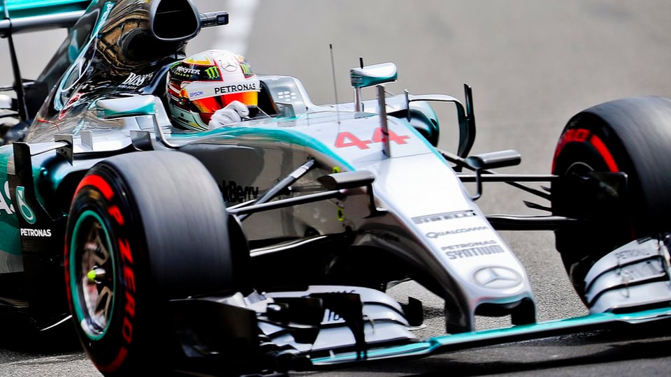 Lewis Hamilton en ses auto da furmla 1.