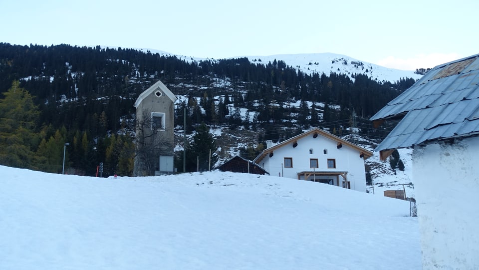 Sur Latsch è da vesair ch'ina part dal guaud da protecziun è derschì. 