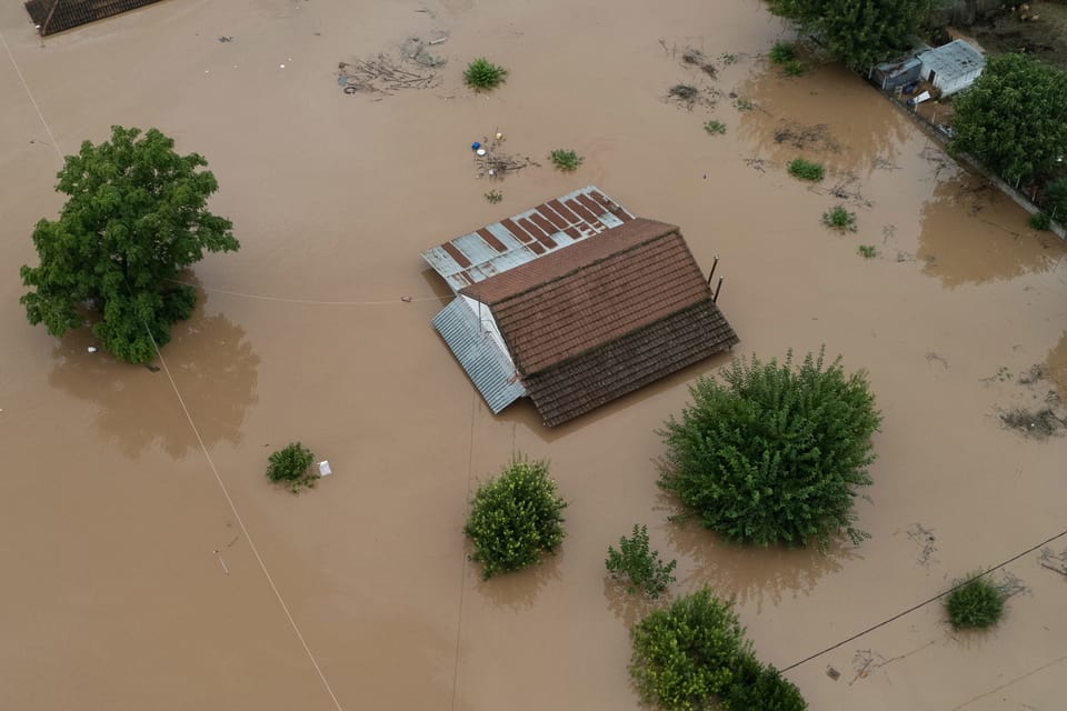 Überschwemmung in Griechenland