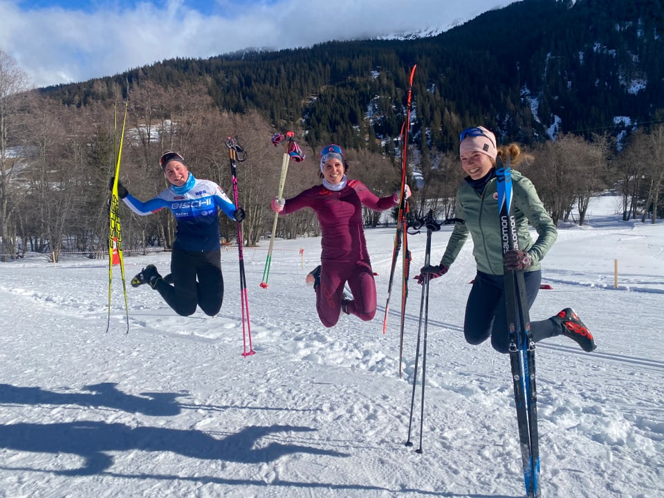 Da san.: Eliane Müggler (2 post), Carola Janutin (1), Sandra Poltera (3)