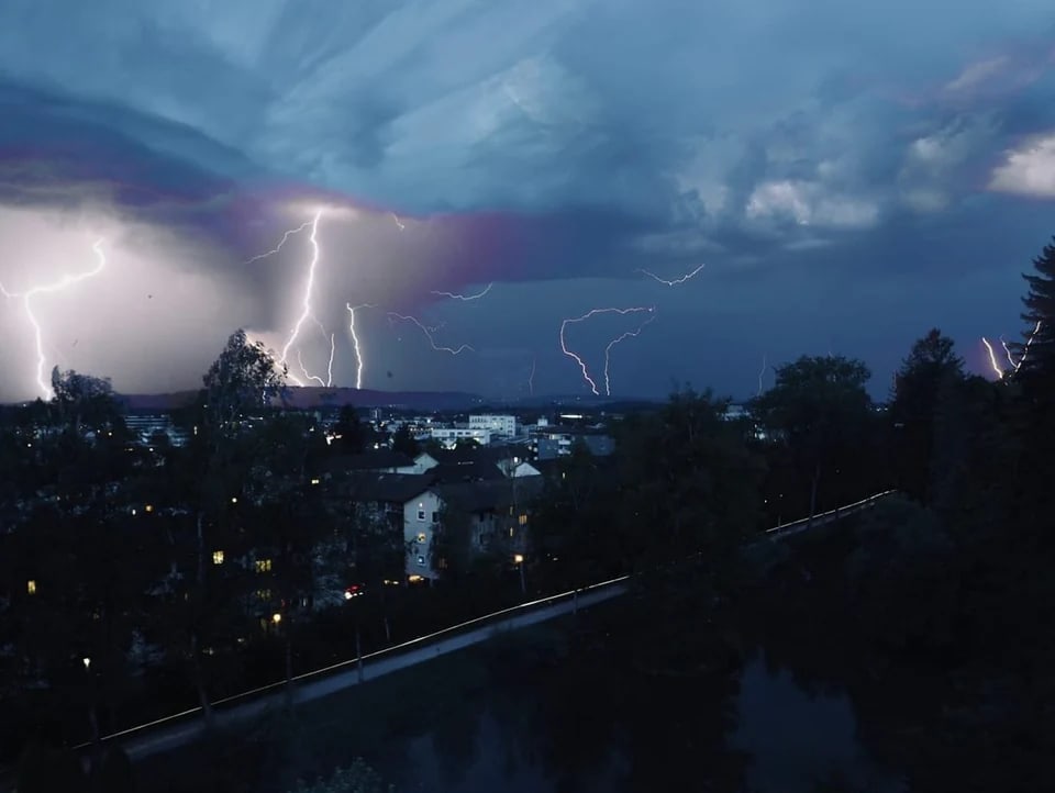 Gewitter in Wetzikon
