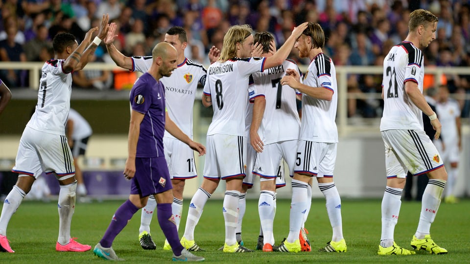 Ils giugaders dal FCB sa legran suenter avair tutgà cunter il AC Fiorentina.