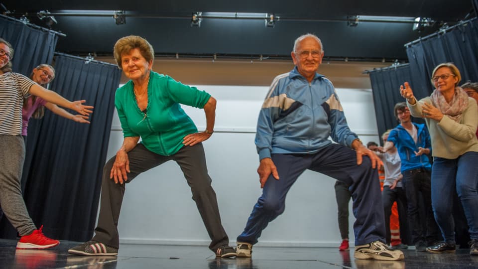 Ils dus stars dal saut. Marili Gadola (84) e Pius Bundi (90).