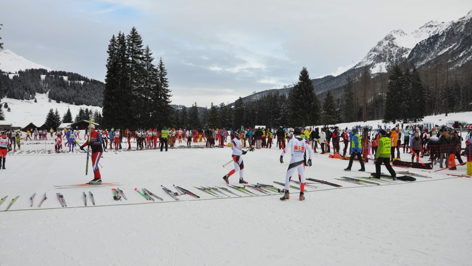 Schi dat igls 17 da schner per la 36avla gia la cursa populara digl Planoiras è igl mumaint ple tgi intschert . Igl muteiv: Corona: