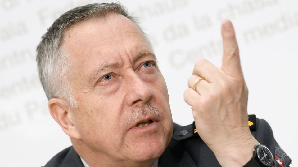 André Blattmann, il schef da l'Armada svizra.