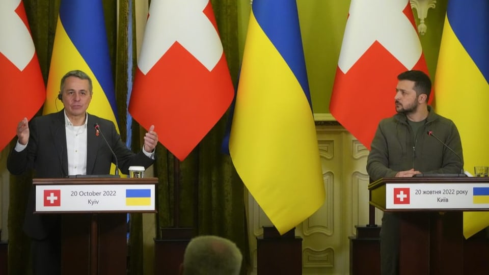 Ignazio Cassis e Wolodimir Selenski