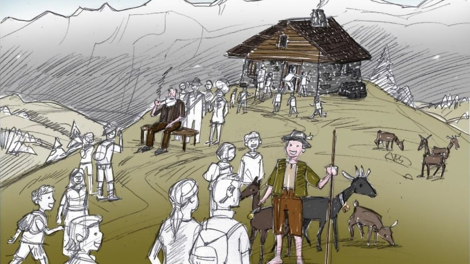 Visualisaziun dal vitget da Heidi Flumserberg. 