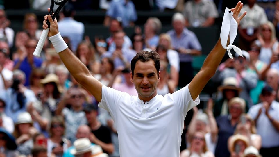 Roger Federer triumfescha.