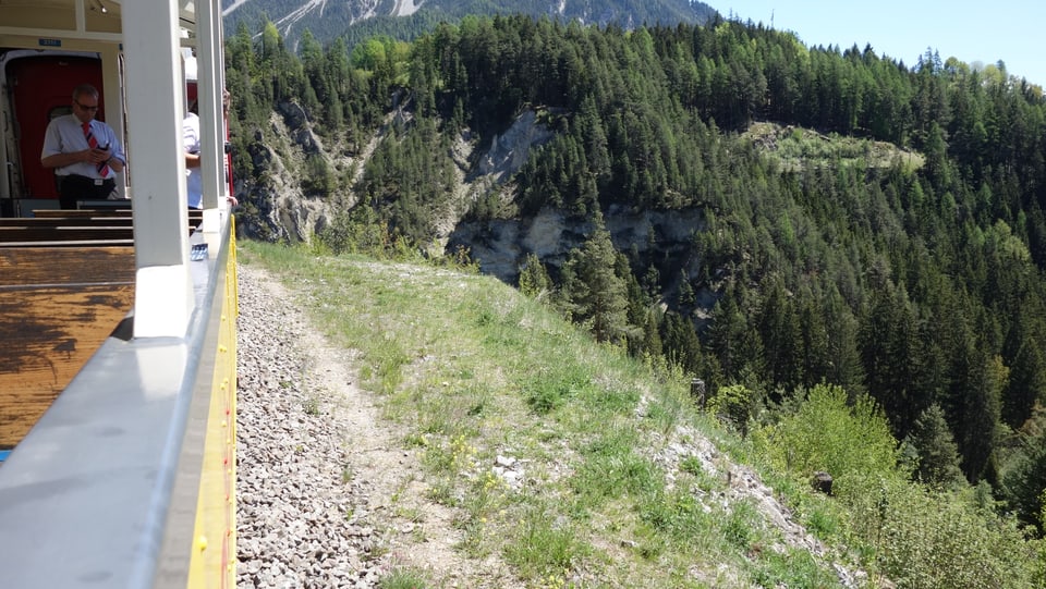 Qua davant il viaduct dal Landwasser pudessi dar ina plattafurma panoramica. 