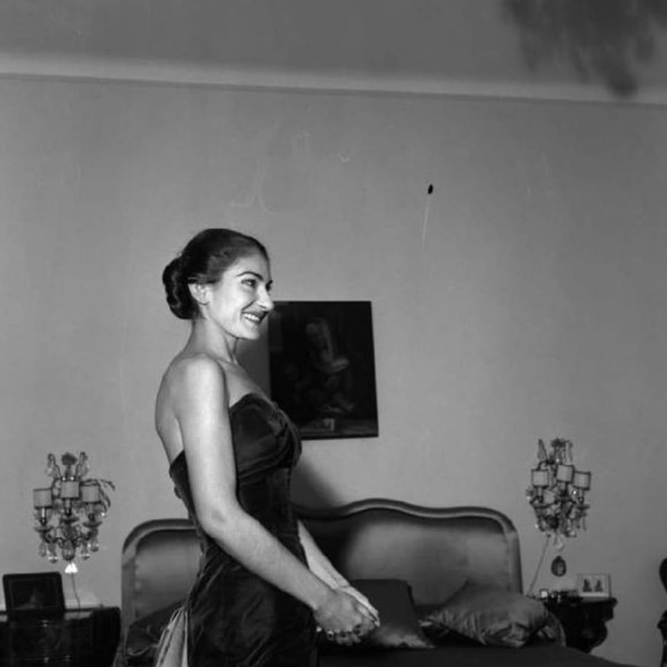 Maria Callas a Milano en il 1957