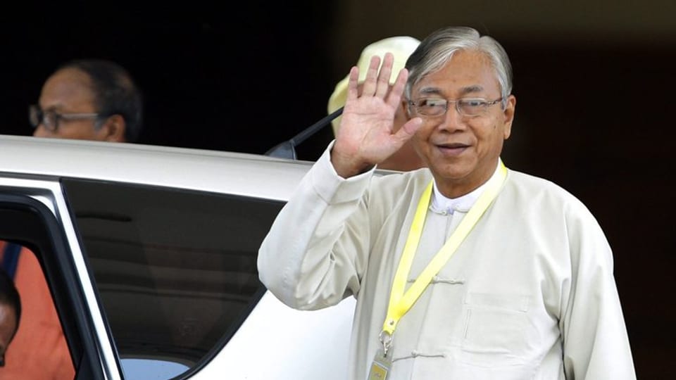 Il nov president civil dal Myanmar Htin Kyaw.