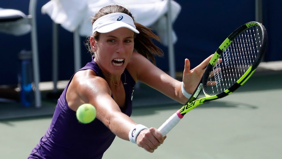 Belinda Bencic è crudada ora al US Open en la terza runda.