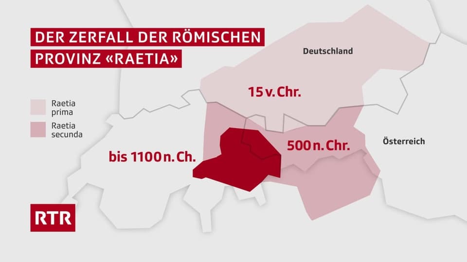Der Zerfall der römischen Provinz «Raetia»