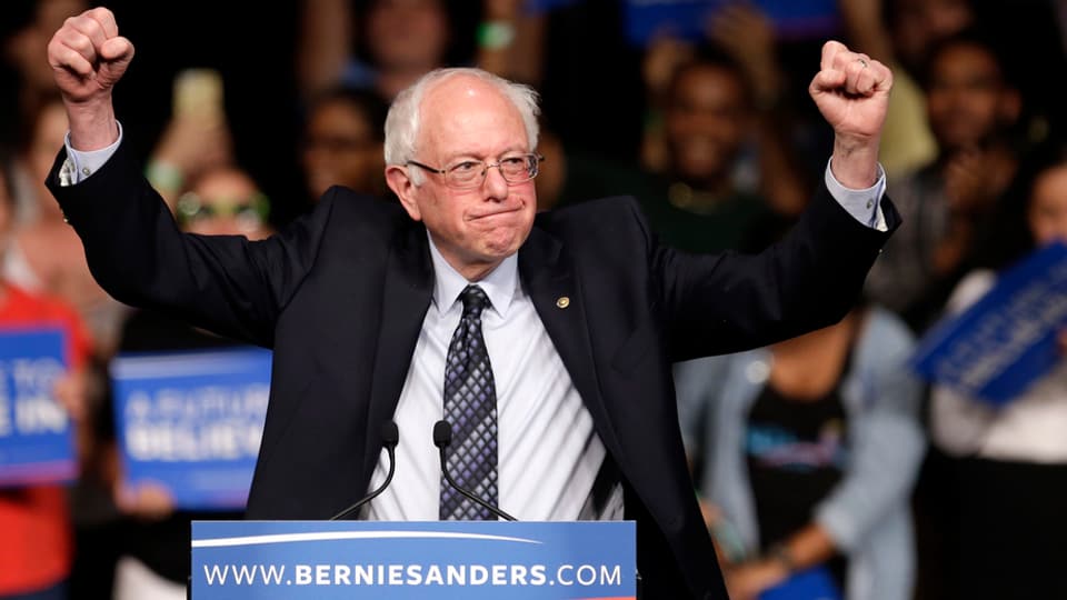 Bernie Sanders al ad in'occurenza da cumbat per las elecziuns