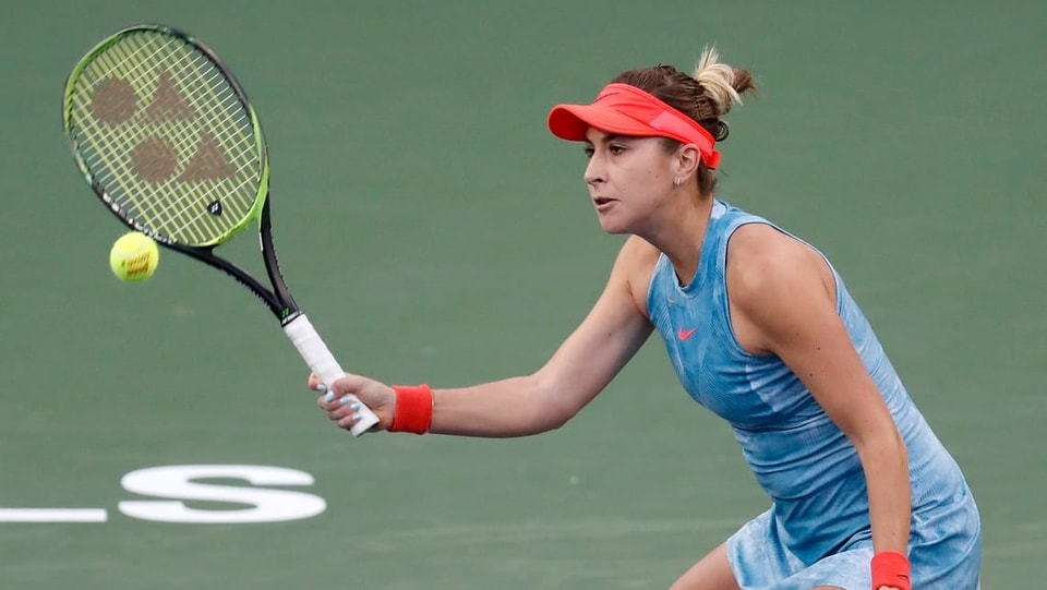 Belinda Bencic che dat tennis. 