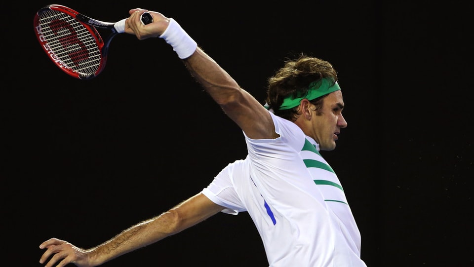 Il giugader da tennis Roger Federer.
