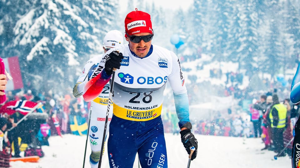 Jonas Baumann durant la cursa