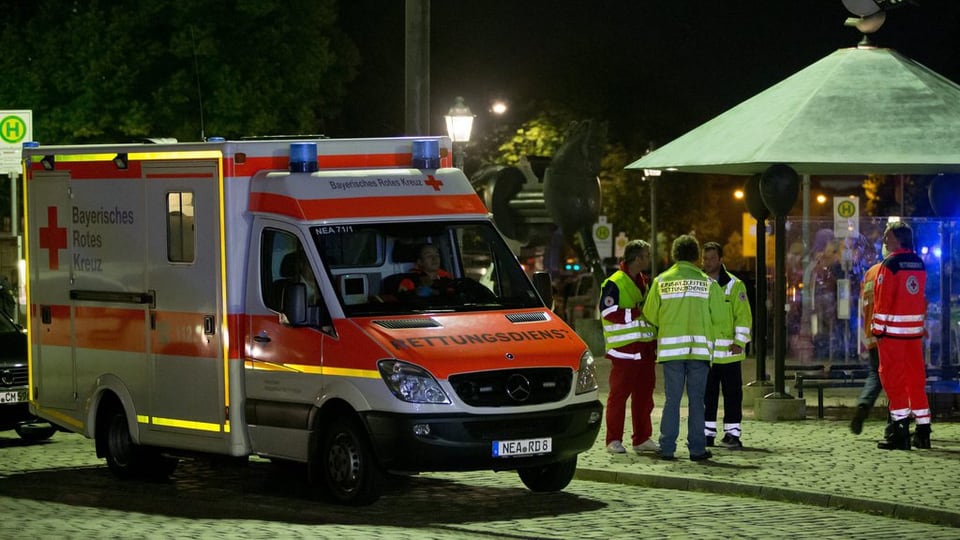 In’ambulanza sin ina via ad Ansbach