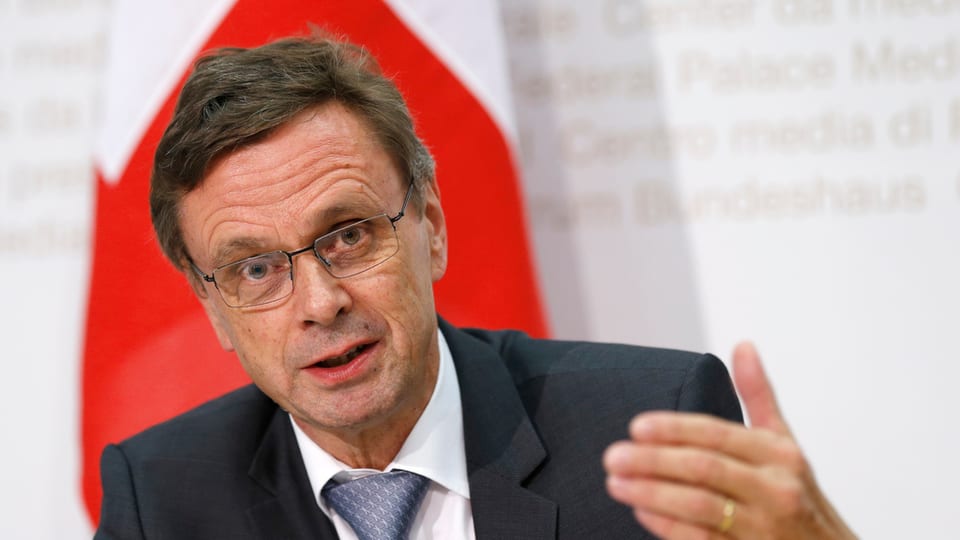 Il president dals directurs da giustia e polizia chantunals Hans-Jürg Käser