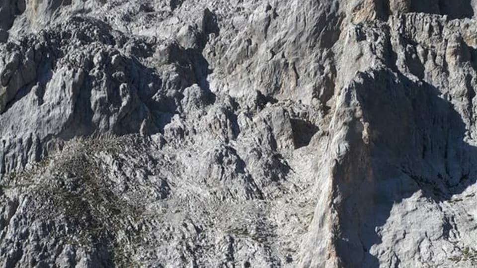  Senda enferrada dal Sulzfluh.