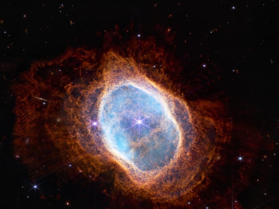 Foto dal tac da tschajera NGC 3132 