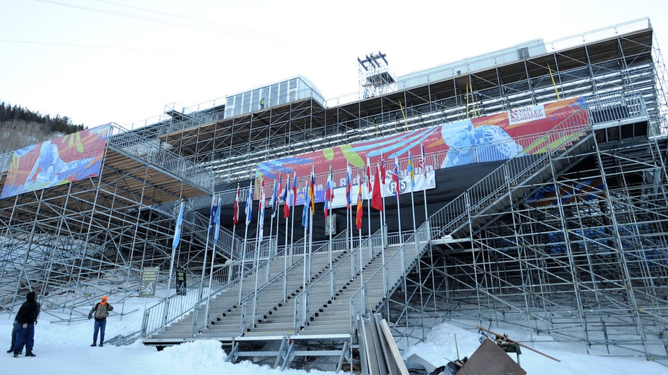 Il stadion d'arrivada da la pista da skis a Beaver Creek.