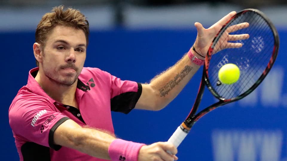 Stan Wawrinka a Sankt Petersburg. 