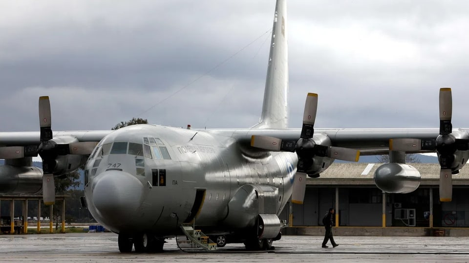 C-130-Militärflugzeug