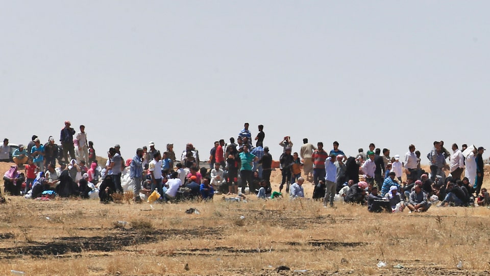 Fugitivs en la Siria.