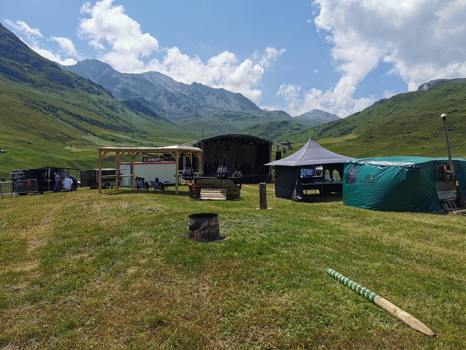Open Air Bivio hat familäre Atmosphäre