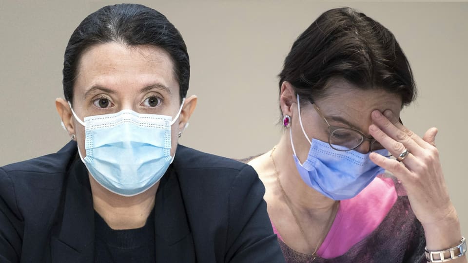 Nora Kronig dal BAG e Marina Jamnicki, la media chantunala dal Grischun.