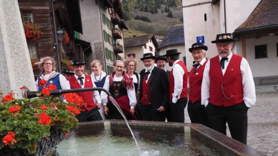 purtret dals jodladers da Zervreila enta Val.