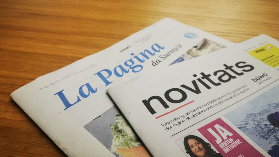 Romansiche Wochenzeitung und Novitats, keine Bilingue Zeitung