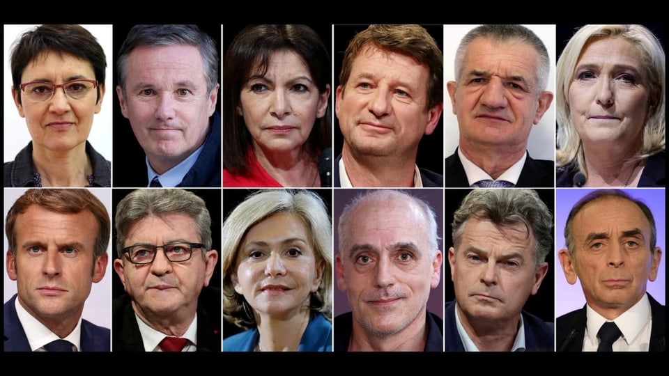 survista dals 12 candidats e candidatas per il presidi franzos