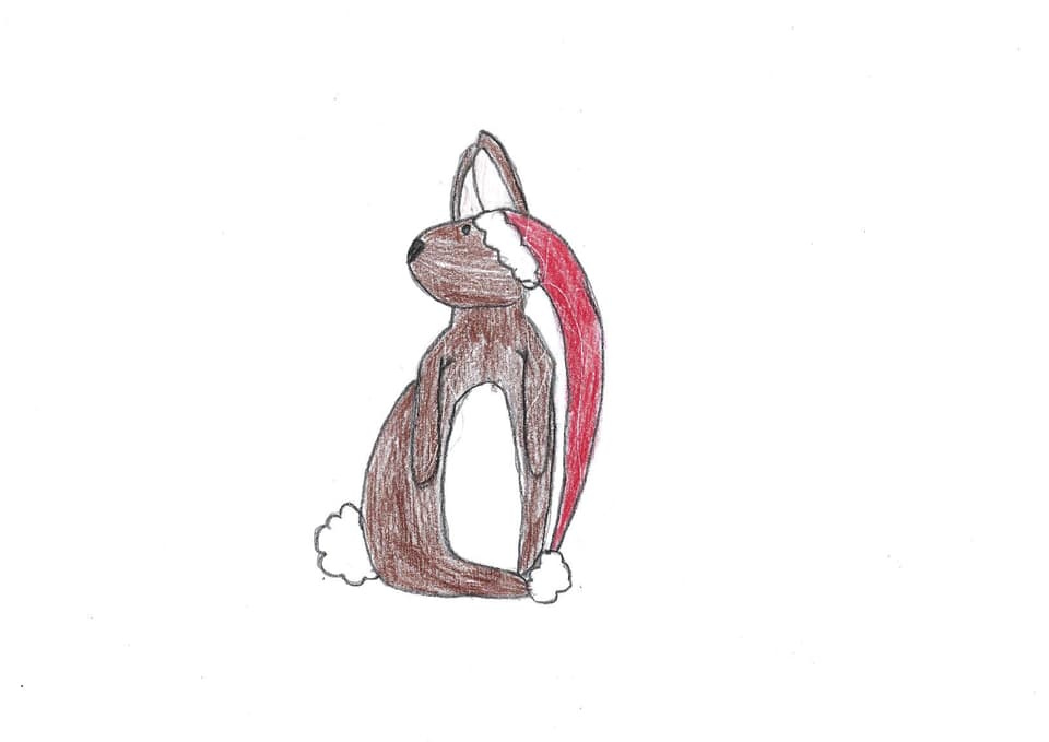 La lieur d'Enya Kinderzeichnung Hase