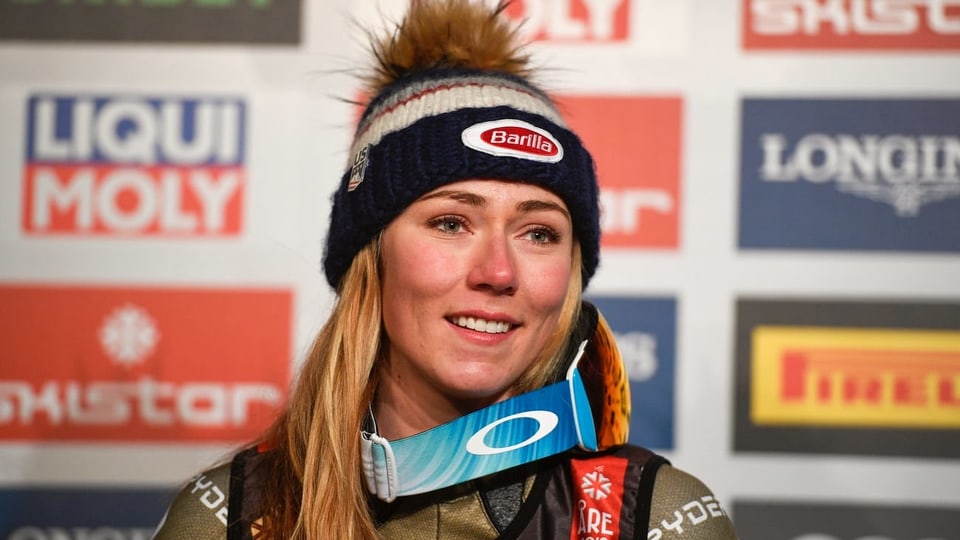 Purtret da Mikaela Shiffrin. 