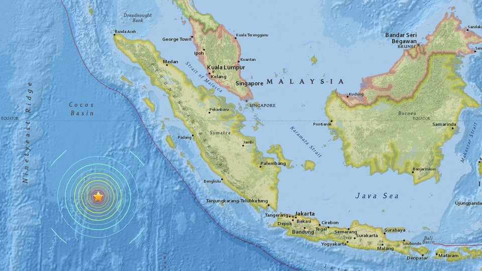 charta cun center dal terratrembel avant Sumatra