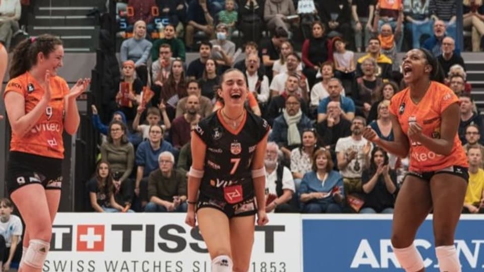 Fabiana Mottis durant il final Giugadra da ballarait che sa legra