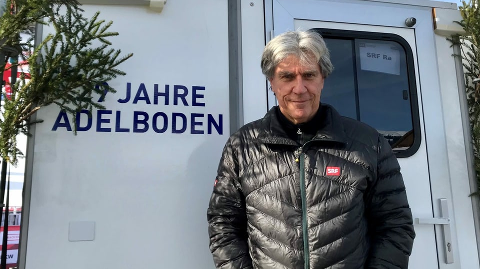 Bernhard Schär da Radio SRF ha rapportà per la davosa giada da las cursas da skis ad Adelboden.