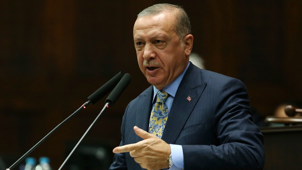 Il president tirc Erdogan. 