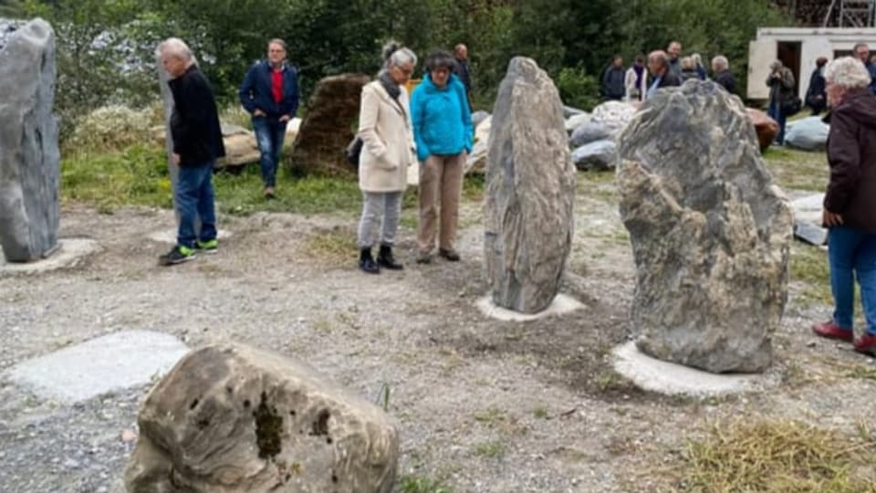 Exposiziun a Glion: La crappa s'incuntra en Surselva