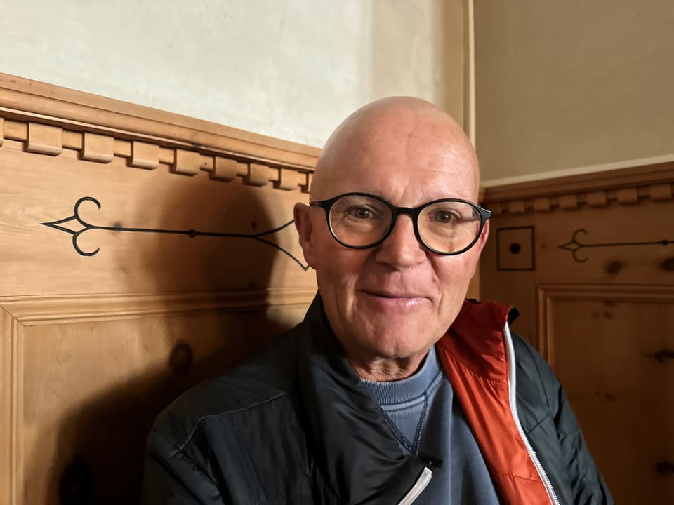 Der Co-Iniziant des Projektes Missa Rotna, Andri Gritti aus Sent. 