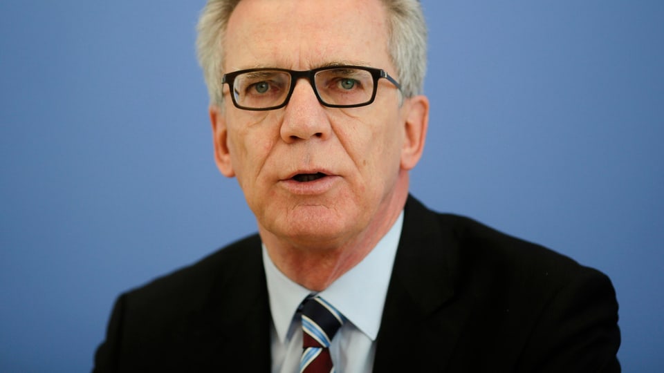 portrait da de maiziere. 