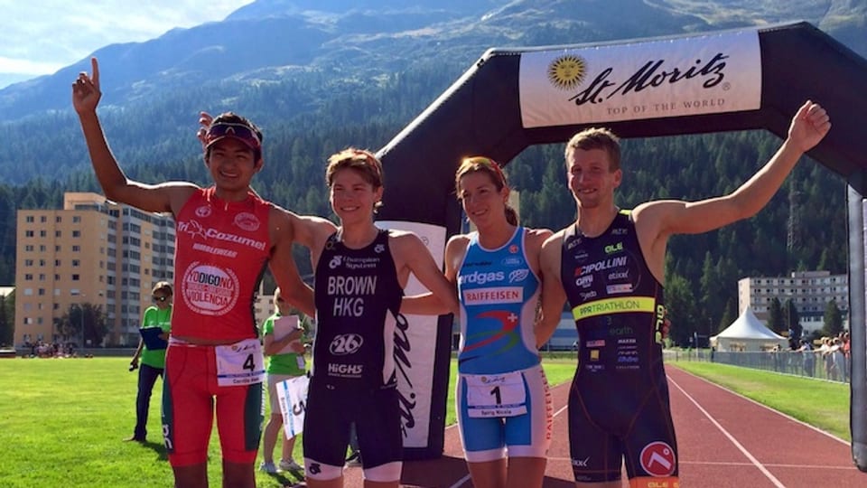 Ils emprims dal triatlon da San Murezzan.