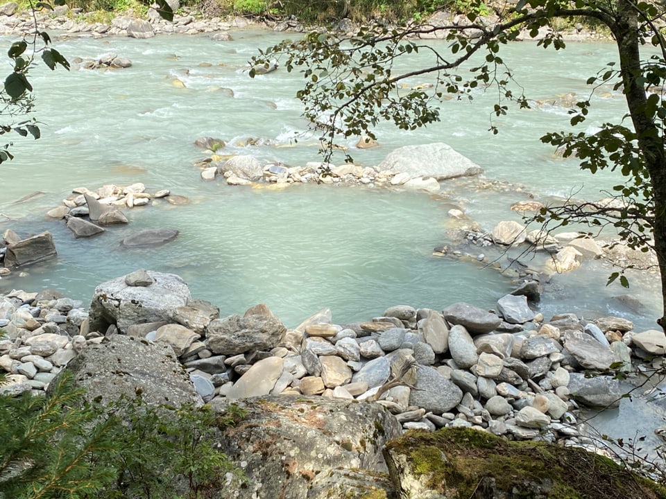 Eingriff Goldgräber Hinterrhein