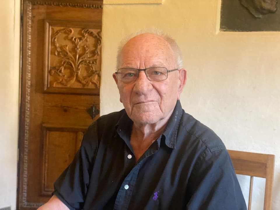 Abraham «Ami» Conrad, istoricher local dad Andeer.